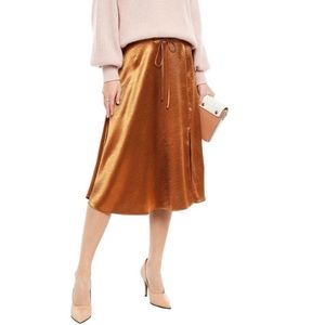 💃🏻 Joie Orange Silk Skirt